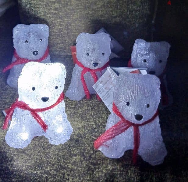 Christmas ice polar bear light from Paris 3