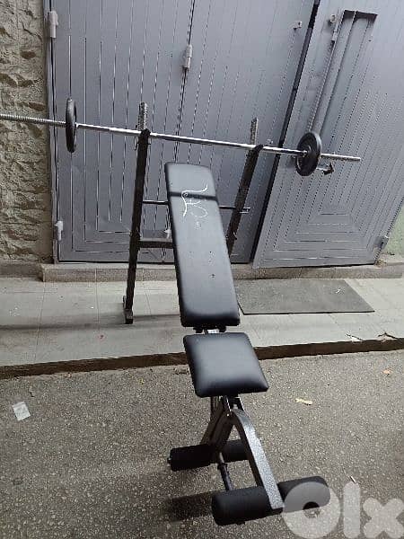 Adjustable Bench axe & 20 kg 03027072 GEO SPORT  جميع المعدات الرياضية 0