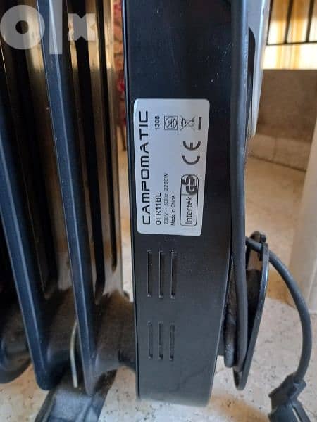 campomatic jamaica  oil heater 50 $ 1