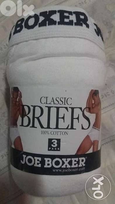 (Package of 3 briefs underwear JOE BOXER size 40 (cash $ only 0