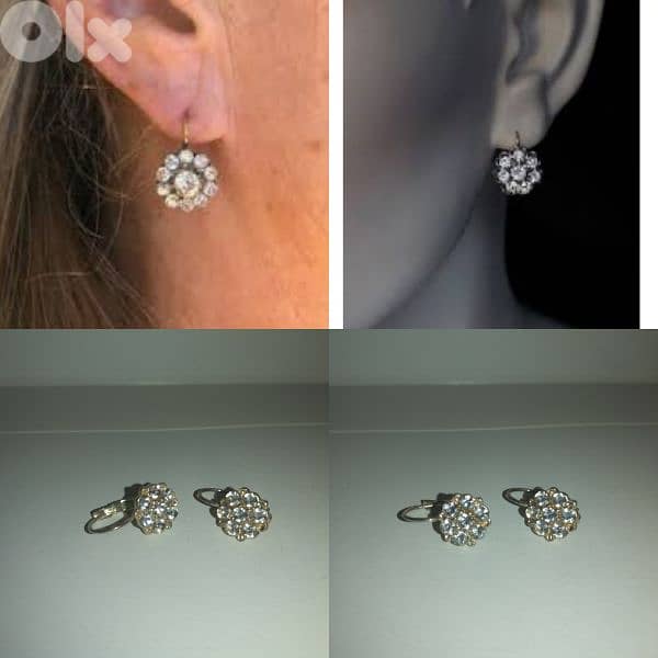 earrings silver tone 1=5$ or 3= 13$ 0