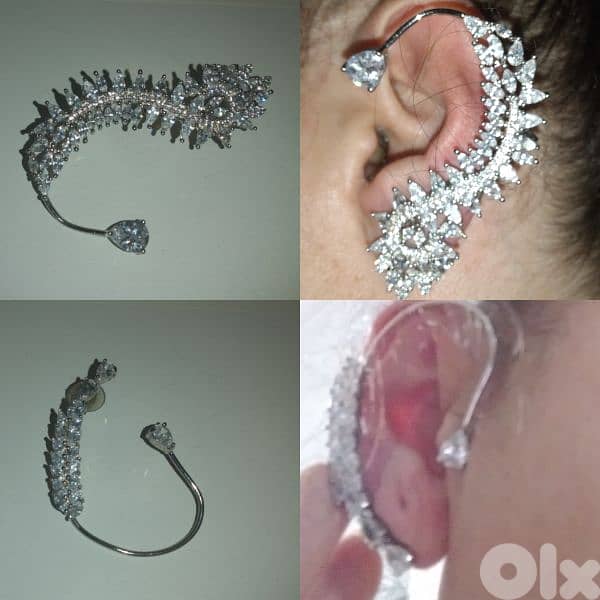 earrings crystall big size swarovski authentic 2 styles 0
