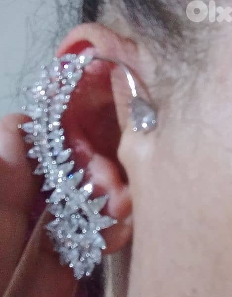 earrings crystall big size swarovski authentic 2 styles 8