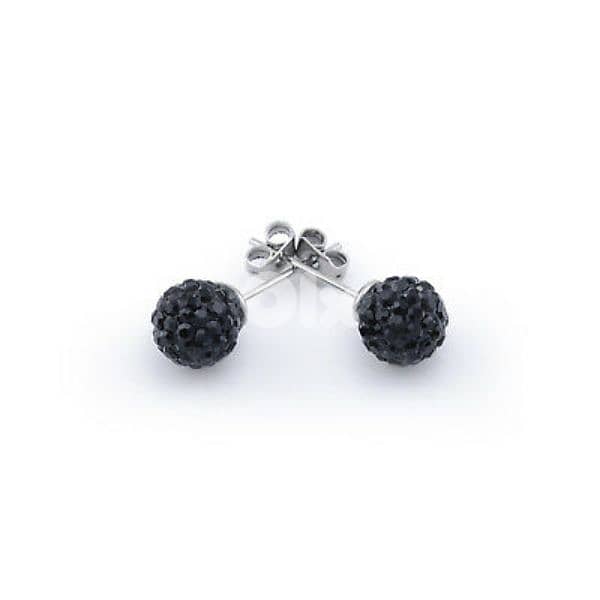earrings crystall ball black  1=5$ or 3=13$ 2