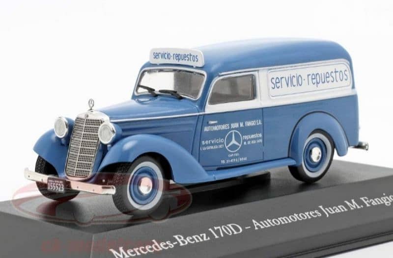 Mercedes 170D, (1954) diecast car model 1;43. 1
