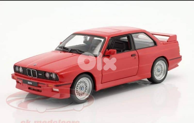 BMW E30 M3 (1988) diecast car model 1:24. 0
