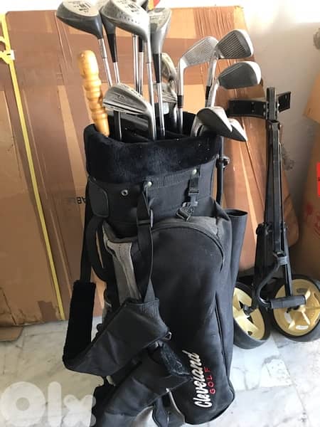golf clubs with bag 0