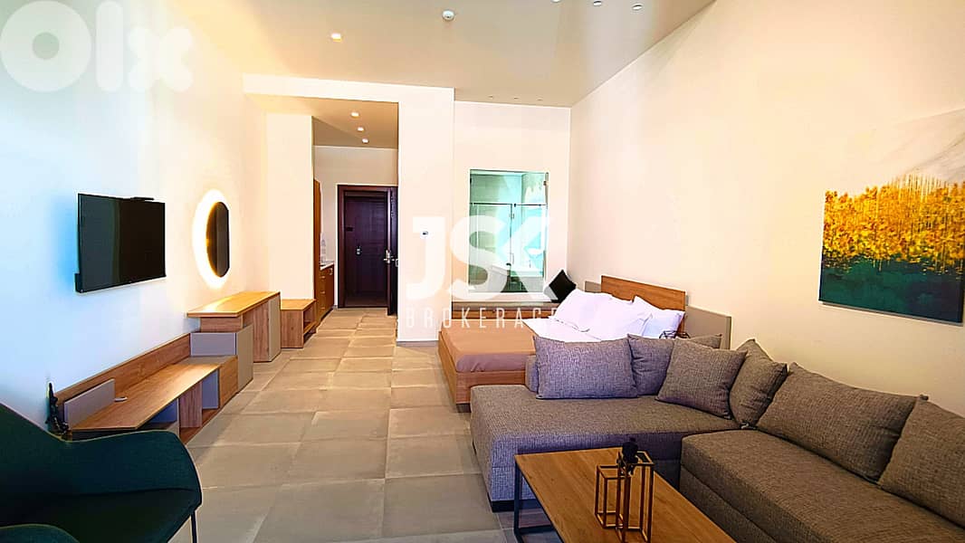 L10471-Furnished Studio Apartment For Rent In Kaslik With Sea View 0