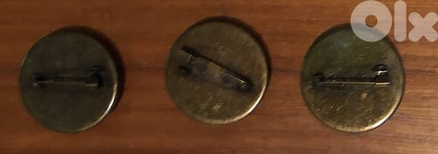 3 pins 50th 60th and 70th Lebanon Independence 1