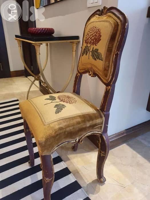 Exquisite french Antique chairs كراسي انتيك 3