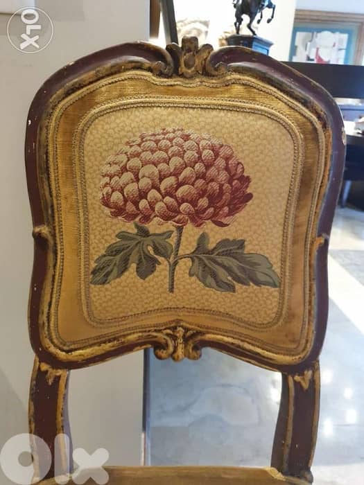 Exquisite french Antique chairs كراسي انتيك 4