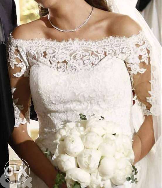 Wedding dress pronovias+ tar7a 0