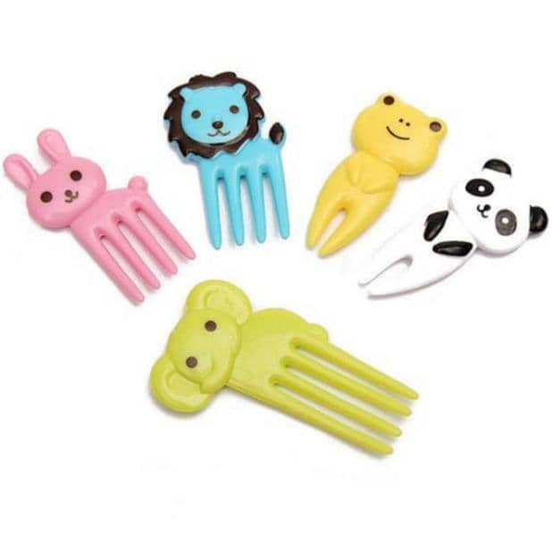 Cat and animals fruit forks and cocktail piques 2