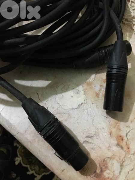 neutrik noiseless  cable canon for microphones low capacity flexibile 0