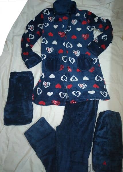 women pyjama with socks s to xL 1