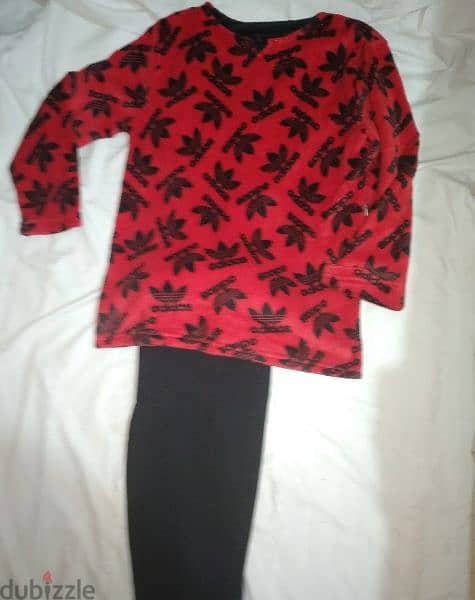pyjama red and black 3pcs s to xxxL 1