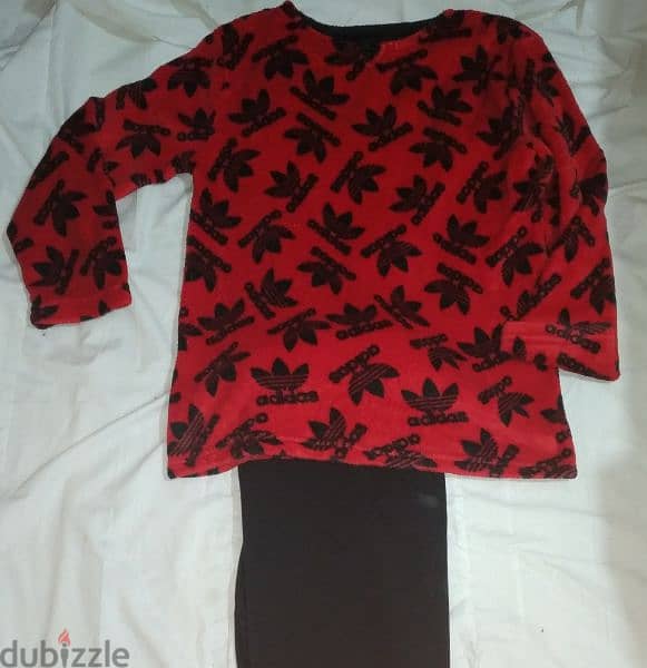 pyjama red and black 3pcs s to xxxL 4