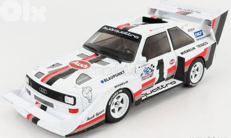 Audi Sport Quattro S1 E2 diecast car model 1;18. 0