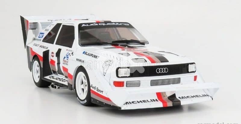 Audi Sport Quattro S1 E2 diecast car model 1;18. 3