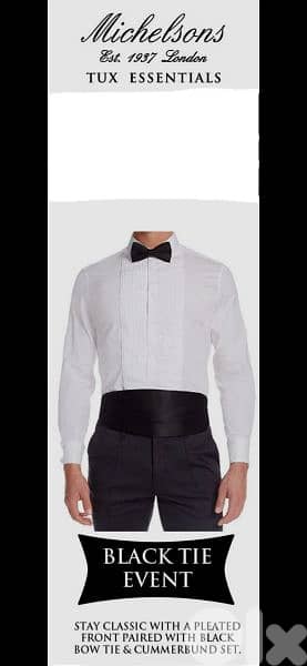 shirt Michelson London M to xxL pleated swing collar double cuff 6