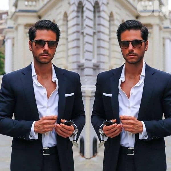 shirt Perry Ellis double cuffed M to xxL 0