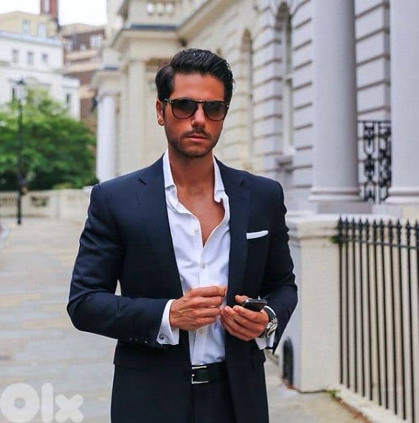 shirt Perry Ellis double cuffed M to xxL 1