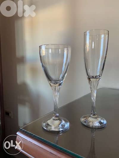 Pasabahce Wine and Champagne glasses new never used