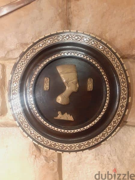 صحن أنتيك فرعوني للتعليق 0