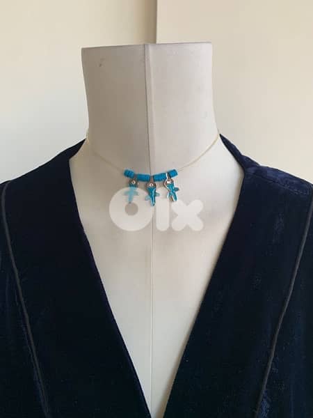 Flik flak Swarovski necklace and earrings 1