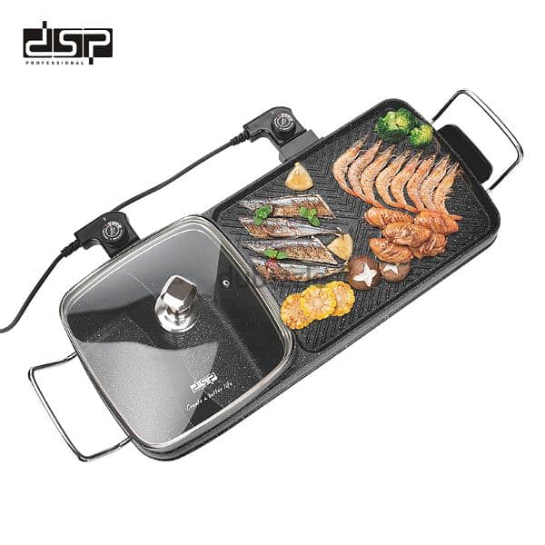 electric grill with pot  شواية كهرباء مع جرن 1