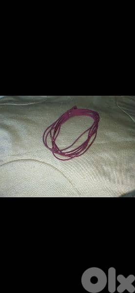 bracelet strass purple can be worn as necklace 3