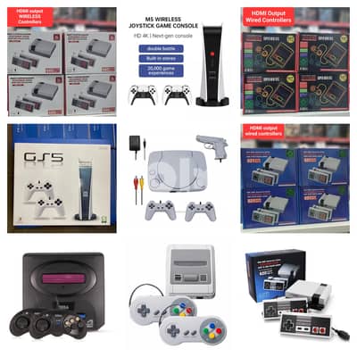 Gaming consoles for TV that could be connected to TV with games