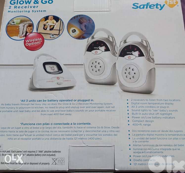 Safety 1st Glow & Go Baby Monitor 1