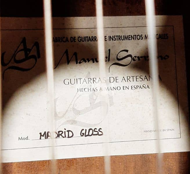 Spanish Guitar  Manuel Serrano Madrid model 2