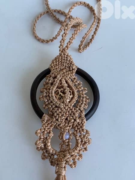 Handmade crochet necklace 2