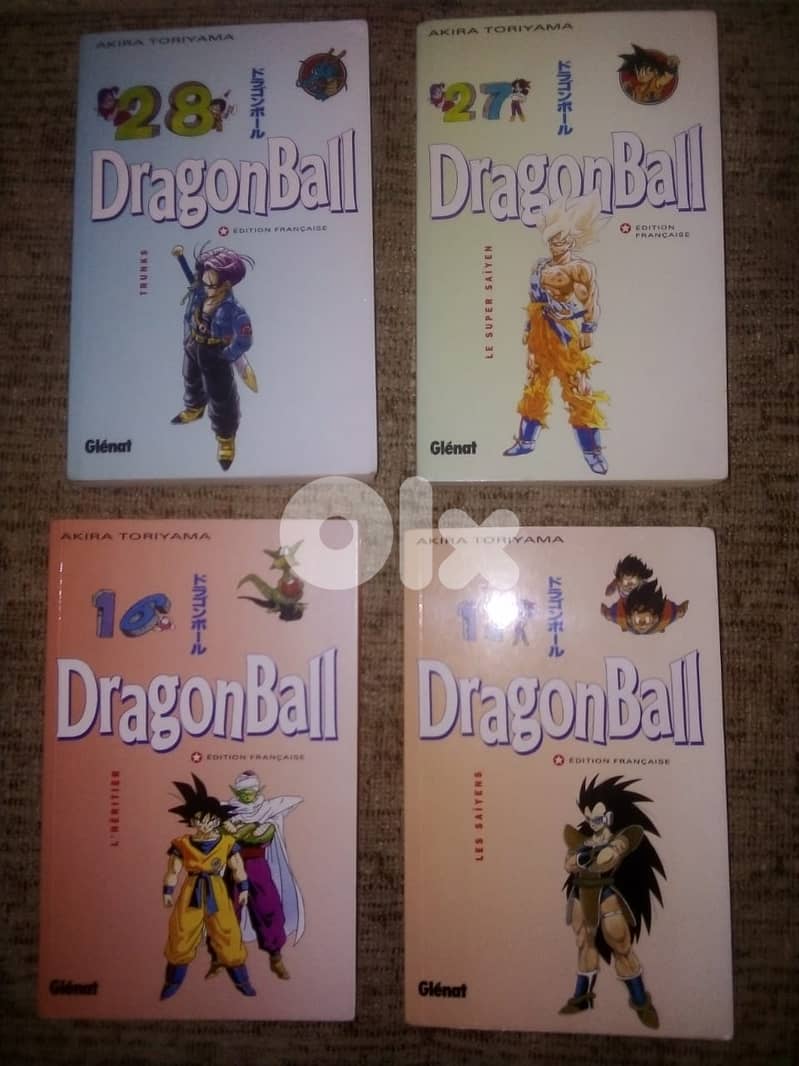 Dragon Ball Z books french edition check titles number in details 0