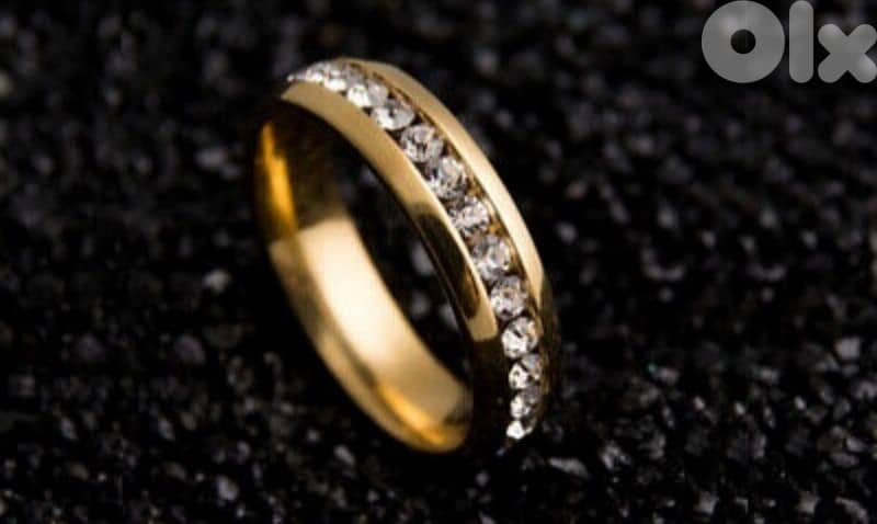 ring available gold or black stainless steel 7