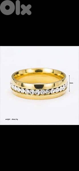 ring available gold or black stainless steel 13