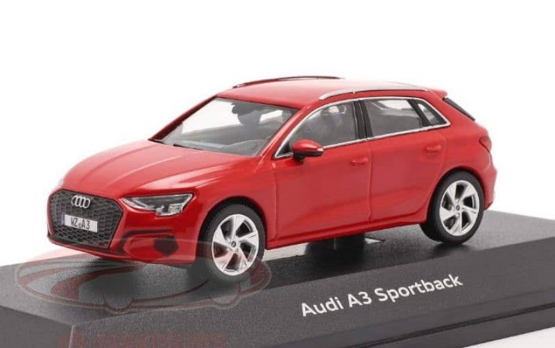 Audi A3 Sportback diecast car model 1;43. 1