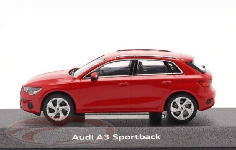 Audi A3 Sportback diecast car model 1;43. 2