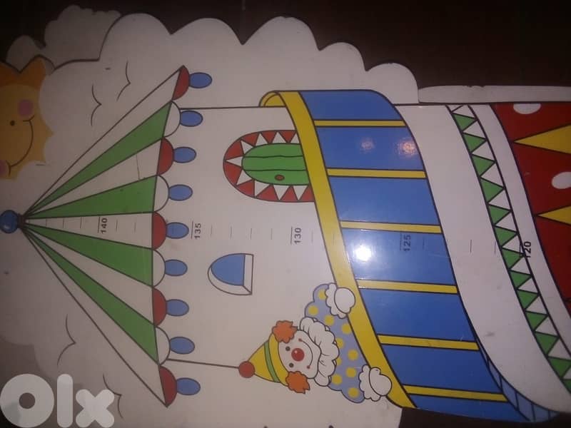 hamleys toys kids measuring wall mountable wooden board up to 140 cm 4