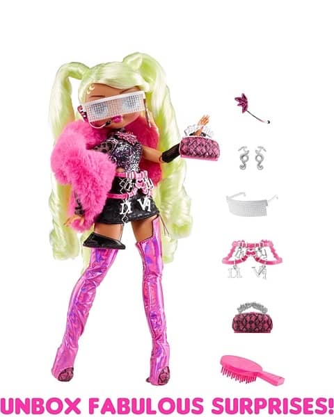 LOL Surprise OMG Fierce Lady Diva 11.5" Fashion Doll with Surprises 2