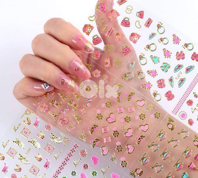 instant professional manicure 3D nails stickers 0