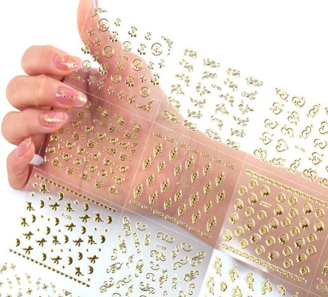 instant professional manicure 3D nails stickers 6