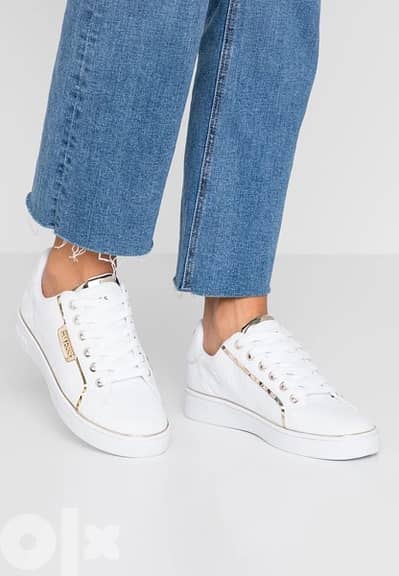 guess shoes women white