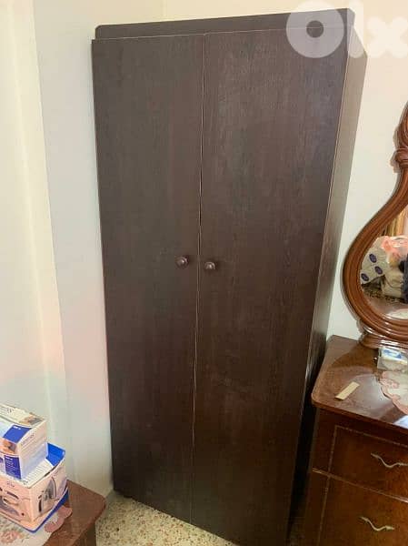 خزانة درفتين عرض 80 سم 0