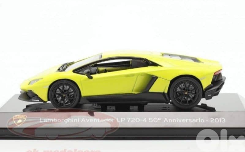 Lamborghini Aventador LP720-(50th Anniversary) diecast car model 1;43. 2