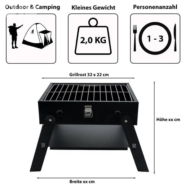 KLAPP portable bbq grill 2