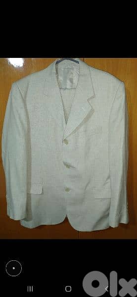 suit beige stylish size 52 3