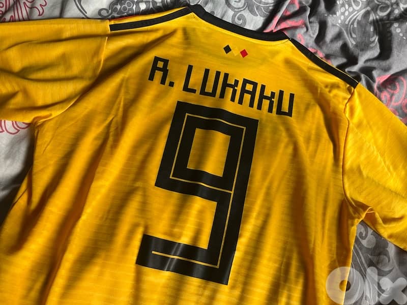 lukaku 9 belgium special adidas away kit world cup 2018 0